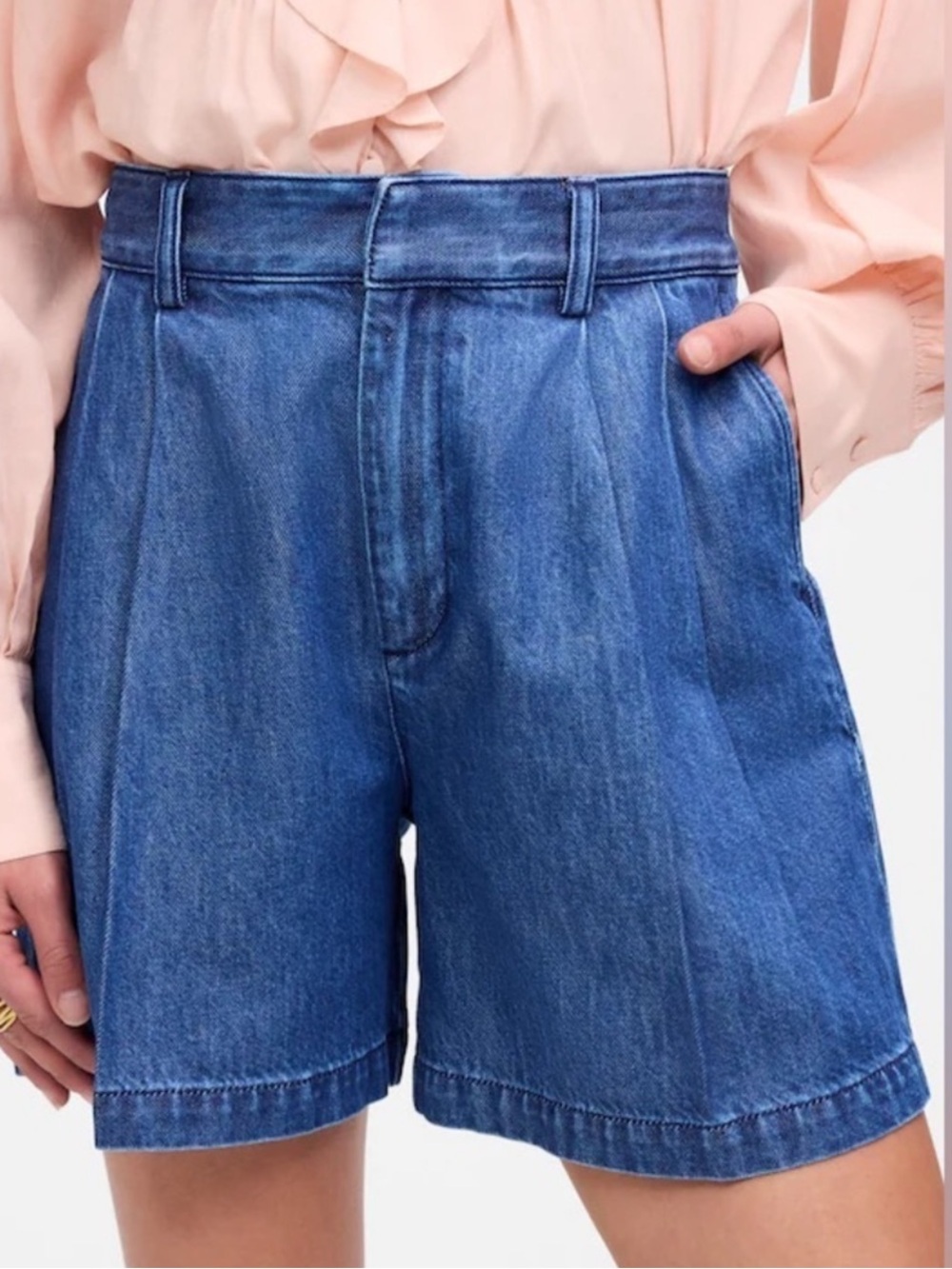 Madewell Harlow Super Wide Jean Short - Size 25